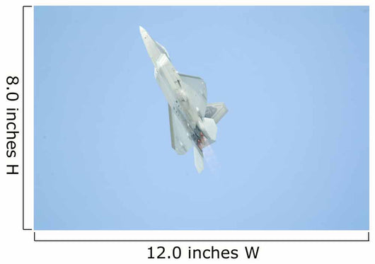 F22 Raptor Fighter on Full Afterburner Wall Mural