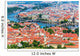 Aerial Panorama Prague Czech