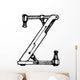 Steampunk font Wall Decal