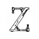Steampunk font Wall Decal