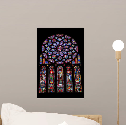 Grand vitrail de Chartres Wall Mural