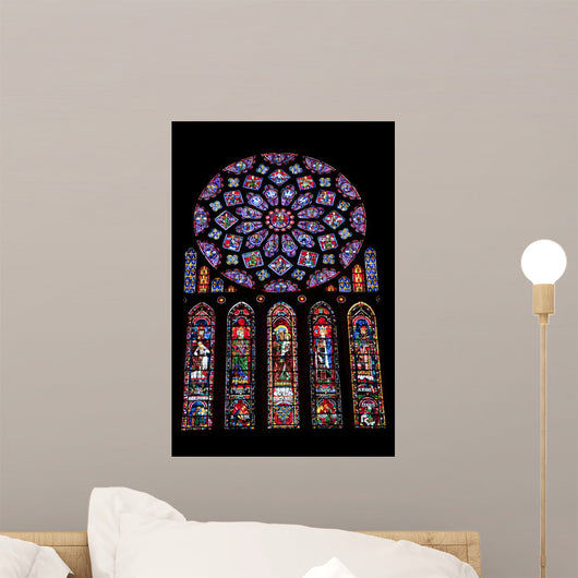 Grand vitrail de Chartres Wall Mural