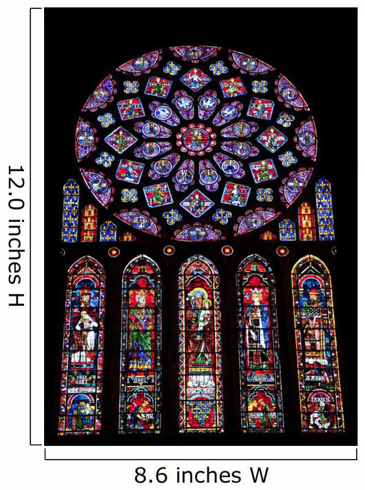 Grand vitrail de Chartres Wall Mural