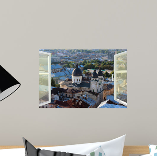Opened Window to Roofs