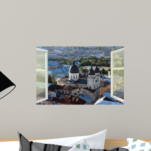 Opened Window to Roofs