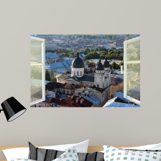 Opened Window to Roofs