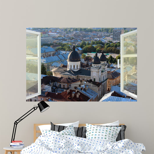 Opened Window to Roofs