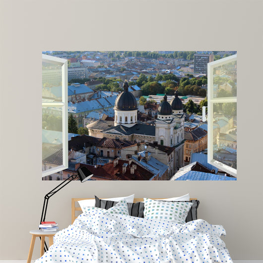 Opened Window to Roofs