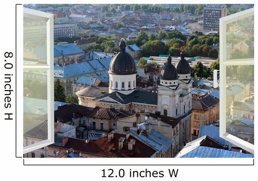 Opened Window to Roofs