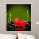 spa concept.  zen basalt stones Wall Mural