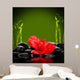 spa concept.  zen basalt stones Wall Mural