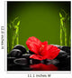 spa concept.  zen basalt stones Wall Mural