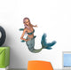 Emerald Mermaid Wall Decal