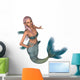 Emerald Mermaid Wall Decal