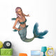 Emerald Mermaid Wall Decal