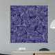 White Feathers Seamless Pattern Wall Decal