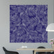 White Feathers Seamless Pattern Wall Decal
