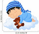 Baby Sleeping Cloud Wall Decal