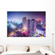 Chongqing China Downtown Cityscape Wall Decal