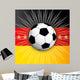 Germany Flag Soccer Ball Wall Decal