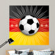 Germany Flag Soccer Ball Wall Decal