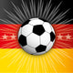 Germany Flag Soccer Ball Wall Decal