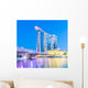 Marina Bay Sands Hotel Singapore Evening Wall Decal