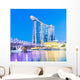 Marina Bay Sands Hotel Singapore Evening Wall Decal