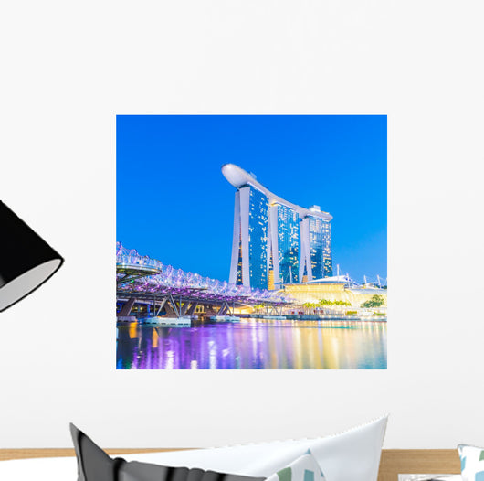 Marina Bay Sands Hotel Singapore Wall Decal