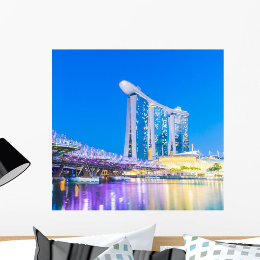 Marina Bay Sands Hotel Singapore Wall Decal