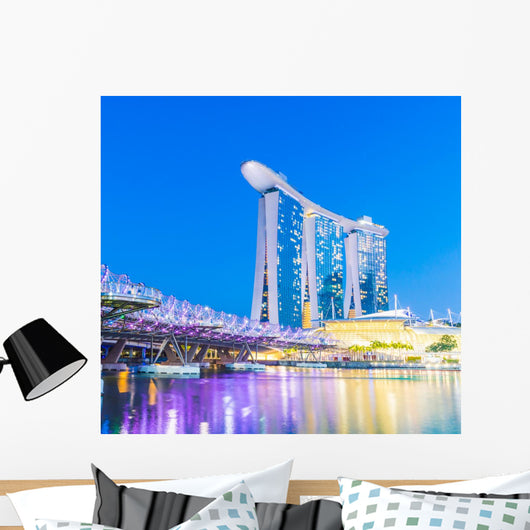 Marina Bay Sands Hotel Singapore Wall Decal
