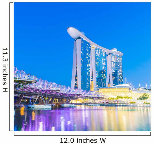 Marina Bay Sands Hotel Singapore Wall Decal