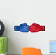 Two Boxing Gloves Wall Decal
