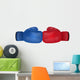 Two Boxing Gloves Wall Decal