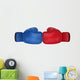 Two Boxing Gloves Wall Decal