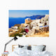 Beautiful landscape view (Santorini Island, Greece) Wall Mural
