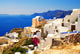 Beautiful landscape view (Santorini Island, Greece) Wall Mural