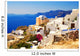 Beautiful landscape view (Santorini Island, Greece) Wall Mural