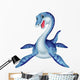 Cute Plesiosaurus Cartoon Wall Decal