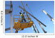 Steel Worker on cherry picker Wall Mural