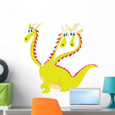 Smok shown on a wall