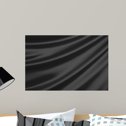 Black Silk Textile with