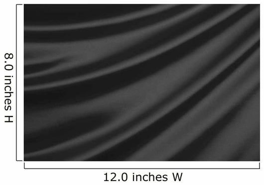 Black Silk Textile with