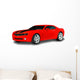 Red Sports Car Wall Decal