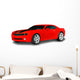 Red Sports Car Wall Decal