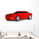 Red Sports Car Wall Decal