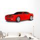 Red Sports Car Wall Decal