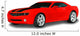 Red Sports Car Wall Decal