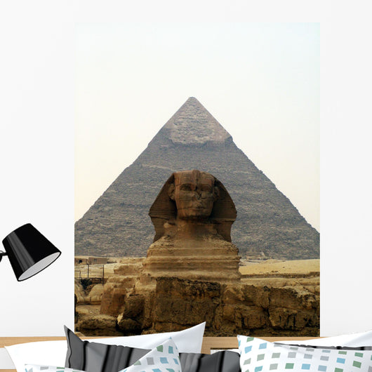 ancient egypt pyramid and sphinx Wall Mural