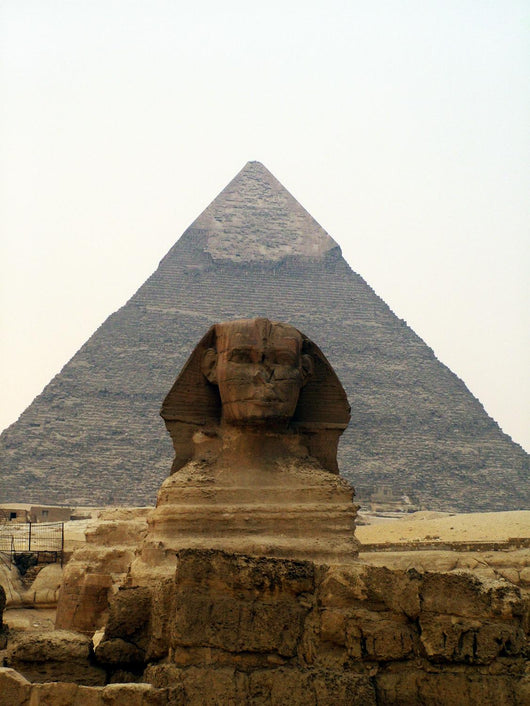 ancient egypt pyramid and sphinx Wall Mural
